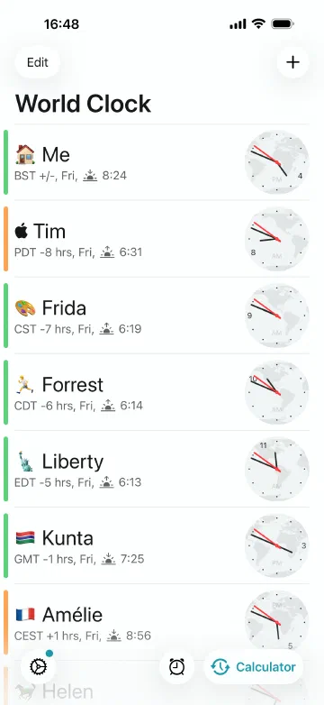 Analog clocks, if that is how you read time.